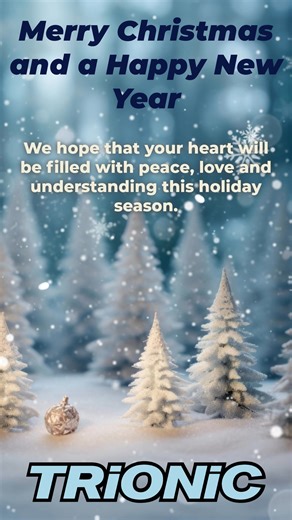 We would like to extend our warmest wishes to all our cherished customers and friends for a delightful Christmas Eve, and we are eager to share a prosperous 2026 with each of you. | Trionic Veloped & Walker