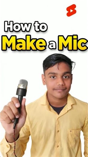 🎤 How to Make a Microphone at Home | #Tech #TechTips #TechTutorial #DIYTech #TechHacks #TechShorts
