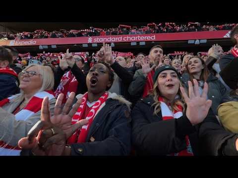 Liverpool fans sign 'You'll Never Walk Alone' in British Sign Language in new deaf campaign