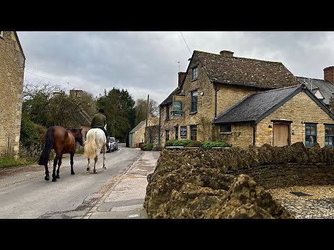 Early Morning WALK Through a Peaceful English Village || On the edge of the COTSWOLDS