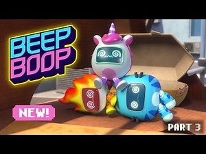 Beep Boop Ep 2 (Part 3) Miao Miao Becomes a Rocket?! 🚀 Nesting Instincts - Animated Series