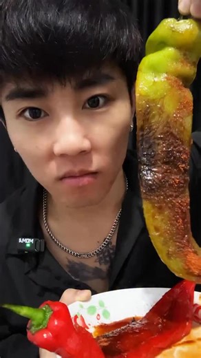 Chew on Instagram: "My Lips are on FIRE... 🔥👄 (Worth it) #ASMR"