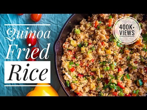 Quinoa Fried "Rice" | Healthy Fried Rice | How to cook perfect Quinoa |