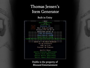The Rookies - Diablo 2 Style Item Generator, by Hrimfisk