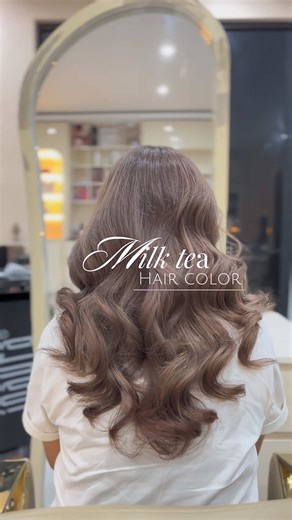 Stunning Milktea Hair Color for a Stylish Look