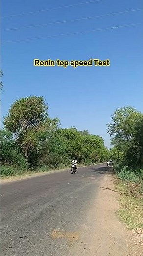 tvs Ronin 225cc Top Speed test #topbike #tvsronin225 #topspeed
