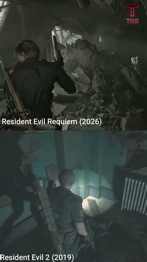 RPD Same place comparison - Resident Evil Requiem