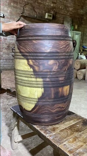 Making a Wooden Dhol | Incredible Handcrafted Skills & Traditional Techniques! Incredible process!