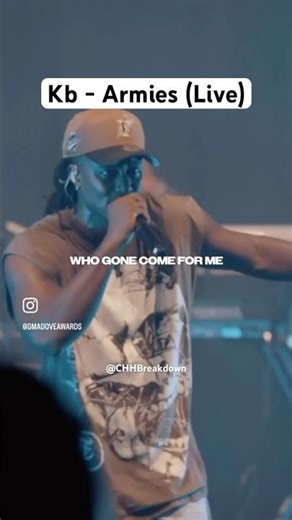 Kb - Armies (Live) #revivalrap #rap #gospelrap #christianmusic #hiphop #chh #fyp #live #kb
