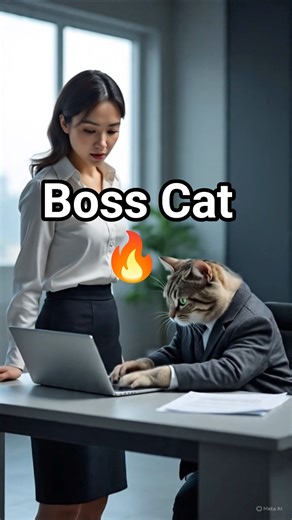 Cat Boss SCREAMS at Human Employee 😂😾 | Funniest Office Fight!”