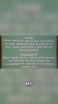 Church Responsive Reading: A Powerful Moment of Faith & Reflection