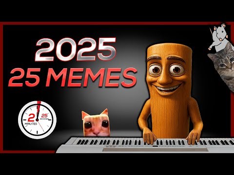 2025 in 25 MEMES (in 2:25)