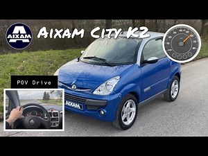 Aixam City K2 2009 -POV Drive Highspeed Walkaround