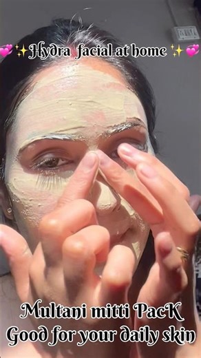 DIY: Hydra facial at home✨💞#youtubeshor#facial#diy