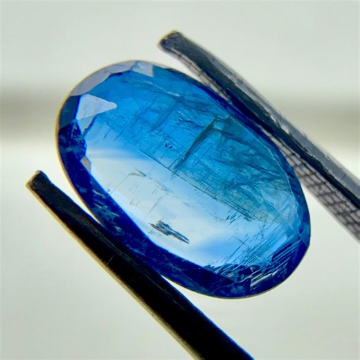 Kyanite Sapphire Loose Gemstone 1.65 Ct 9x5x3 Mm Faceted Natural - Etsy