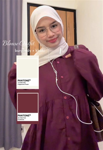 Blouse burgundy murah bawah 40k — rekomendasi bahan nyaman
