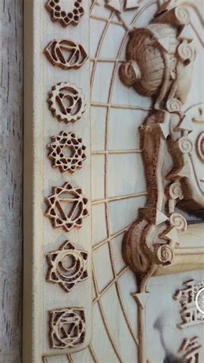 The Flow of Energy: A #Reiki-Inspired #CNC Relief