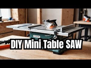 DIY Mini Table Saw with Speed Control | Acrylic & PCB Cutting Machine