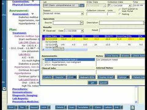 Labs 2 - Reviewing the lab results in eClinicalWorks