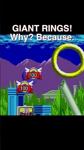Sonic's stage end GIANT RING explained! #sonic