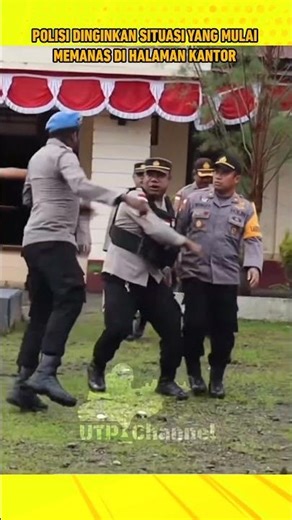 POLISI DINGINKAN SITUASI YANG MULAI MEMANAS #shorts #polisi #komando #berita #viral #tni #tentara