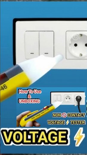 Hoki Non-Contact Voltage Tester Unboxing || Alert Pen Volt Test Meter Detector #shorts #pentester