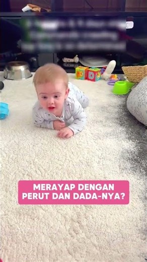 GAYA MERANGKAK YANG LUCU #bayimerangkak #perkembanganbayi