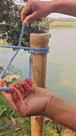 Tie This Knot in Seconds! 💪 Super Strong Rope Knot Trick 💯💡 #shorts #experiment #learning #usa