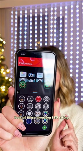 Smart LED curtain lights ✨ Color-changing, DIY effects for bedroom or living room backdrops. #curtainlights #leddecor #homelighting #fyp #tiktokshopusa