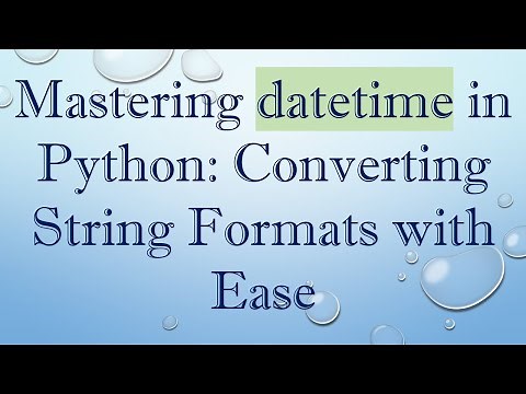Mastering datetime in Python: Converting String Formats with Ease