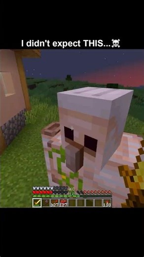 HE IS FOLLOWING ME! 💀 #minecraft