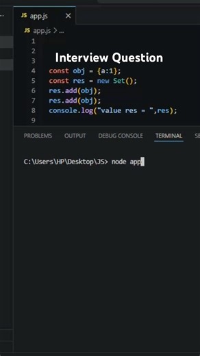JavaScript(Js) Interview question | Part-422 #coding #javascript #code #interview