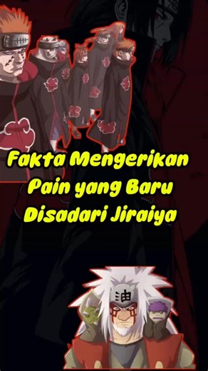 Fakta Mengerikan Pain yang Baru Disadari Jiraiya 😳 #shorts #naruto #anime