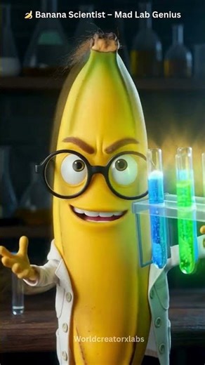 🍌 Banana Scientist – Mad Lab Genius #viralvideo #shorts #shortsvideo #brainrot #roblox