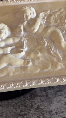 Vintage Cherub Plaster Wall Plaque Angels Playing Musical Instruments Relief Decor - Etsy