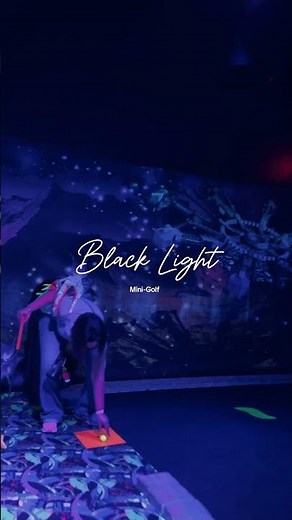 Glow-in-the-Dark Mini Golf Adventure!