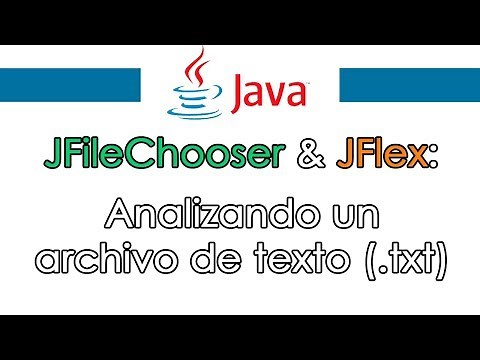 JFileChooser y JFlex | Análisis léxico de un archivo de texto