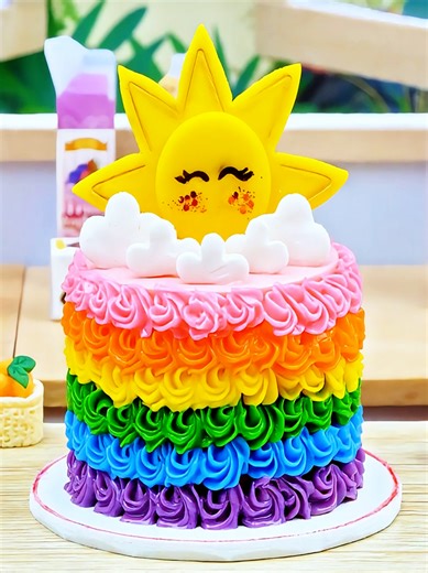 Delicious Mini Cooking: How to Make a Birthday Cake