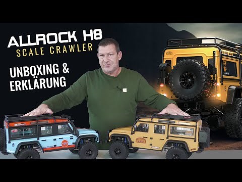 Novelty | Amewi ALLRock H8 Crawler 1:8 | Unboxing, Explanation & Action | german