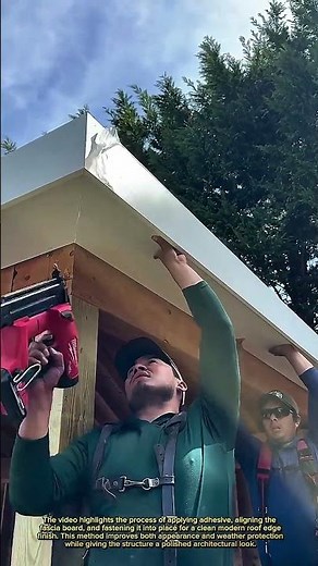 PRO Roof Fascia Installation Trick! Clean Finish Carpentry That Looks Perfect