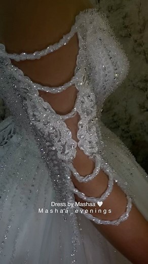 ‎ماشا لفساتين الزفاف ‎ on Instagram‎: "Dress by mashaa 懶 @mashaa_evenings @mashaa_bride ميك اب ارتيست سناء @sana_mytouch تسريحة ابتسام أيمان والهام @ebtesam_hairstylist @eman_elham_ebtesam_hairstylist مسكة عمر الريس @omar_alrayyes فاطمة خليفة @fattimah.kh"‎