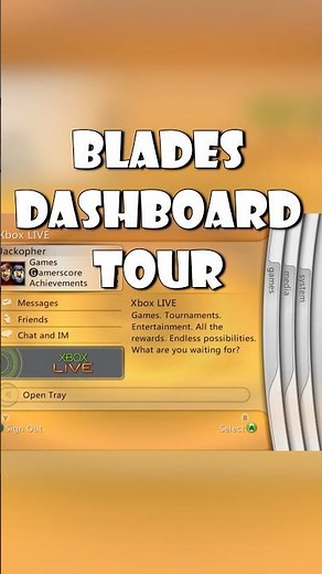 Xbox 360 Blades Dashboard Tour