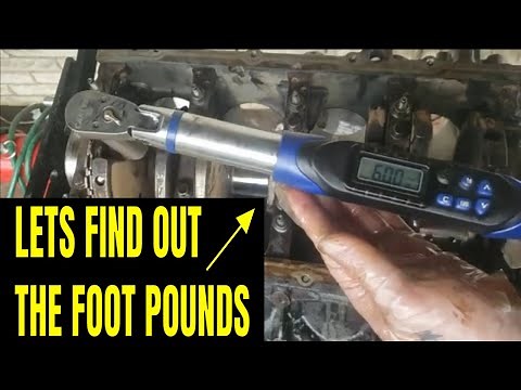 LS Engine Main Bearing In Foot Pounds - Torque Specs - How To