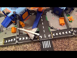 Matchbox Airport Pop Up Playset - Unboxing and Demonstration