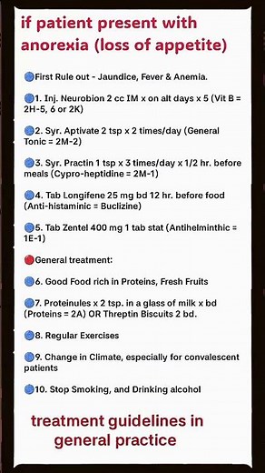 treatment guidelines for anorexia, general practice #medicaleducation #medicine #medicalstudent