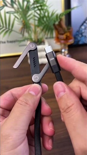 MX USB C to USB C 240W Fast Charging Cable , Foldable, Multi-Angle Adjustable Standwith Type C Cable