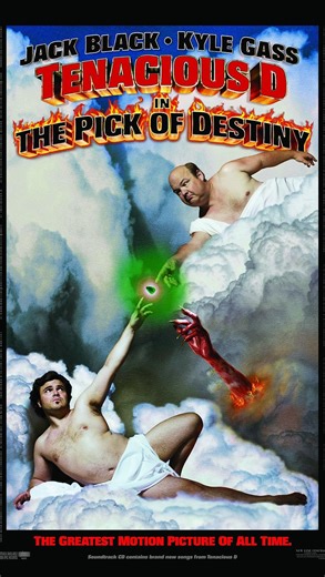 La Terracita de Antequera on Instagram: "Lunes 29/12 TENACIOUS D AND THE PICK OF DESTINY🎸🤘 La historia (muy ficticia) de cómo JB y Kyle robaron el pico sagrado del diablo para convertirse en los mejores del mundo. · Jack Black y Kyle Gass en su máxima expresión. · Cameos de Dave Grohl como Satanás. · Canciones que son himnos (“Tribute”, “The Metal”, “Master Exploder”). · Puro humor absurdo con corazón de rock. “¡Esto no es el pináculo del éxito, esto es solo un tributo!” Vení a gritar las letr