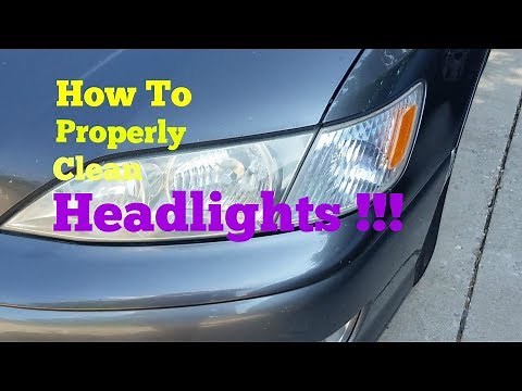 How To Properly Clean Foggy Headlights With Toothpaste - Easy!