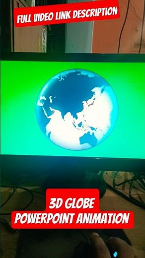 3D Globe 🌎 Powerpoint Animation | Powerpoint Animation | Powerpoint Tutorial #powerpoint #shorts