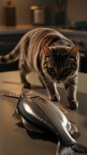 realistic style) or add camera angles & music prompts 🎬🐱